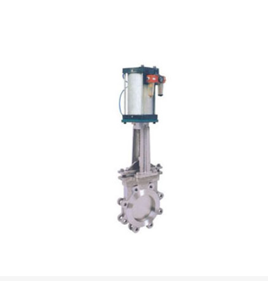 PZ673氣動(dòng)對夾式刀形閘閥